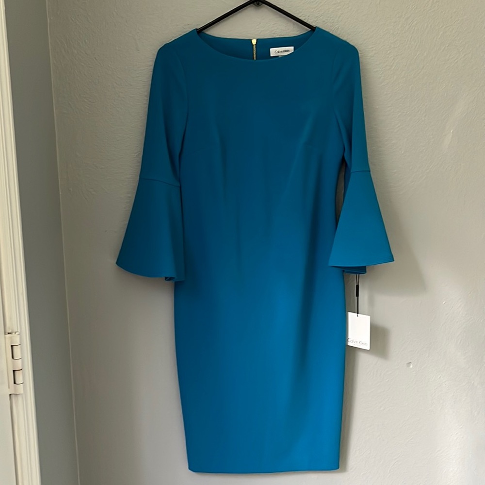 *NEW* Turquoise dress/Calvin Klein/size 4